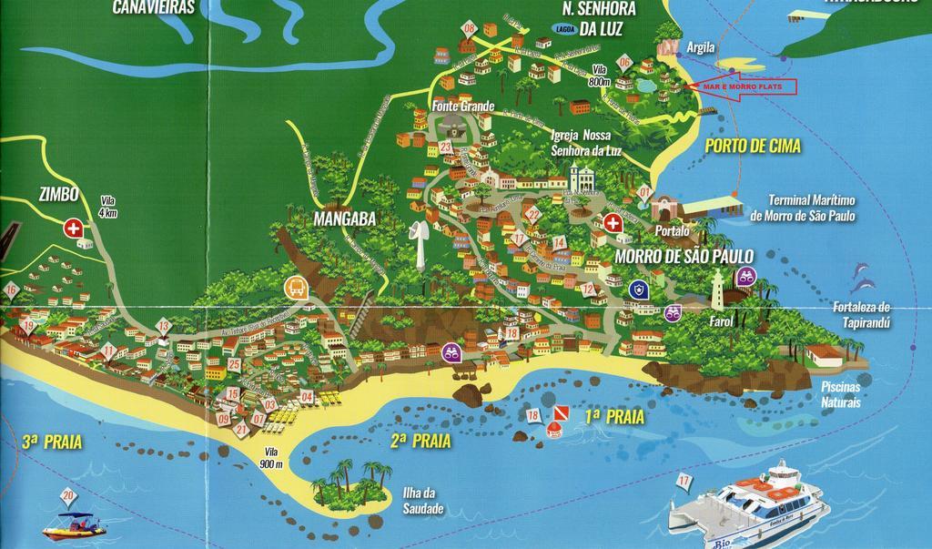 Mar E Morro Flats Διαμέρισμα Morro de São Paulo Εξωτερικό φωτογραφία